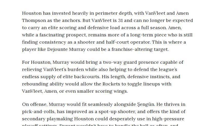 够防守对方, 汤普森 够防守对方, 汤普森